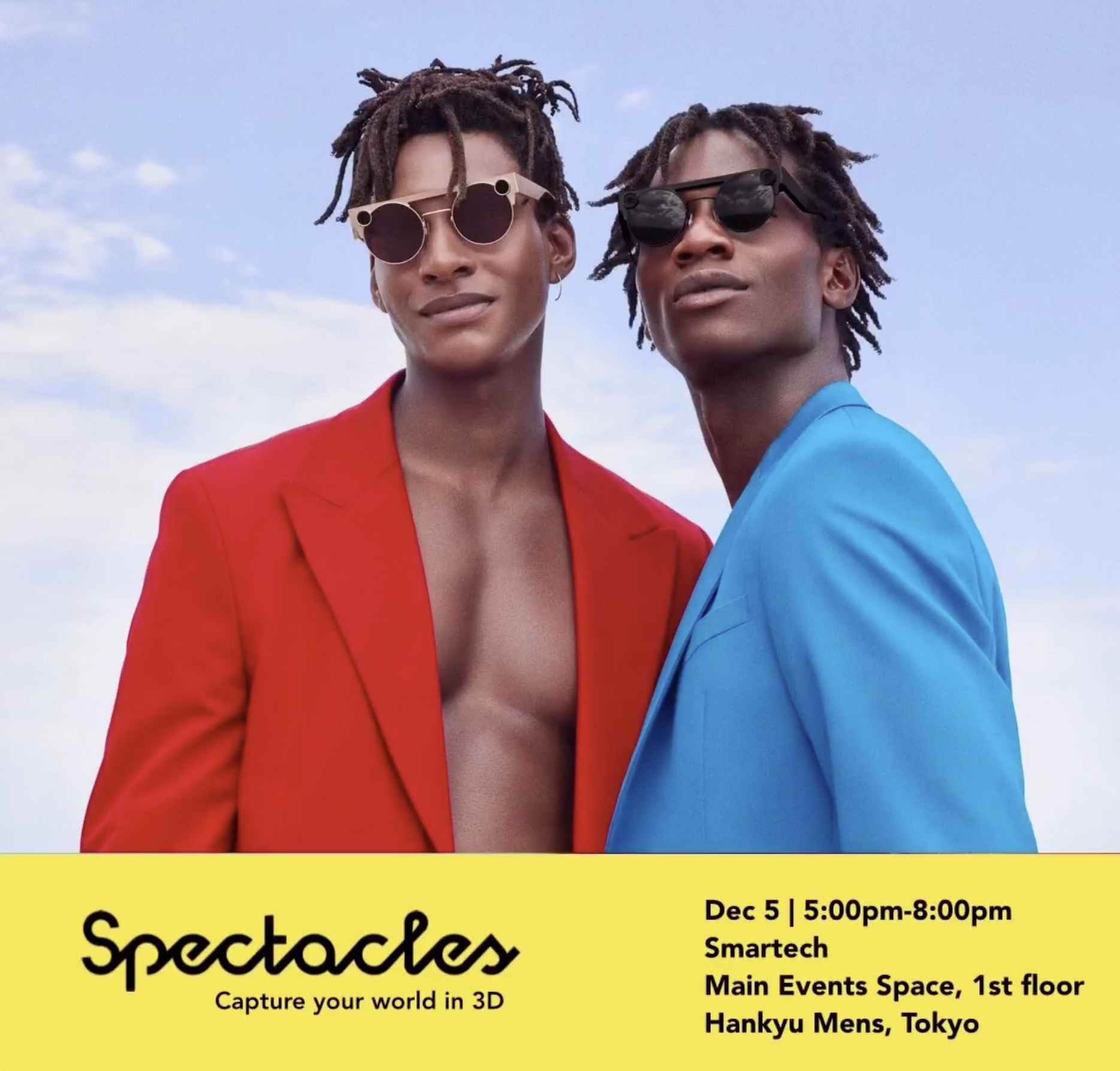 Snap Spectacles 3 POP-UP in Hankyu Mens Tokyo — POPAP （ポパップ